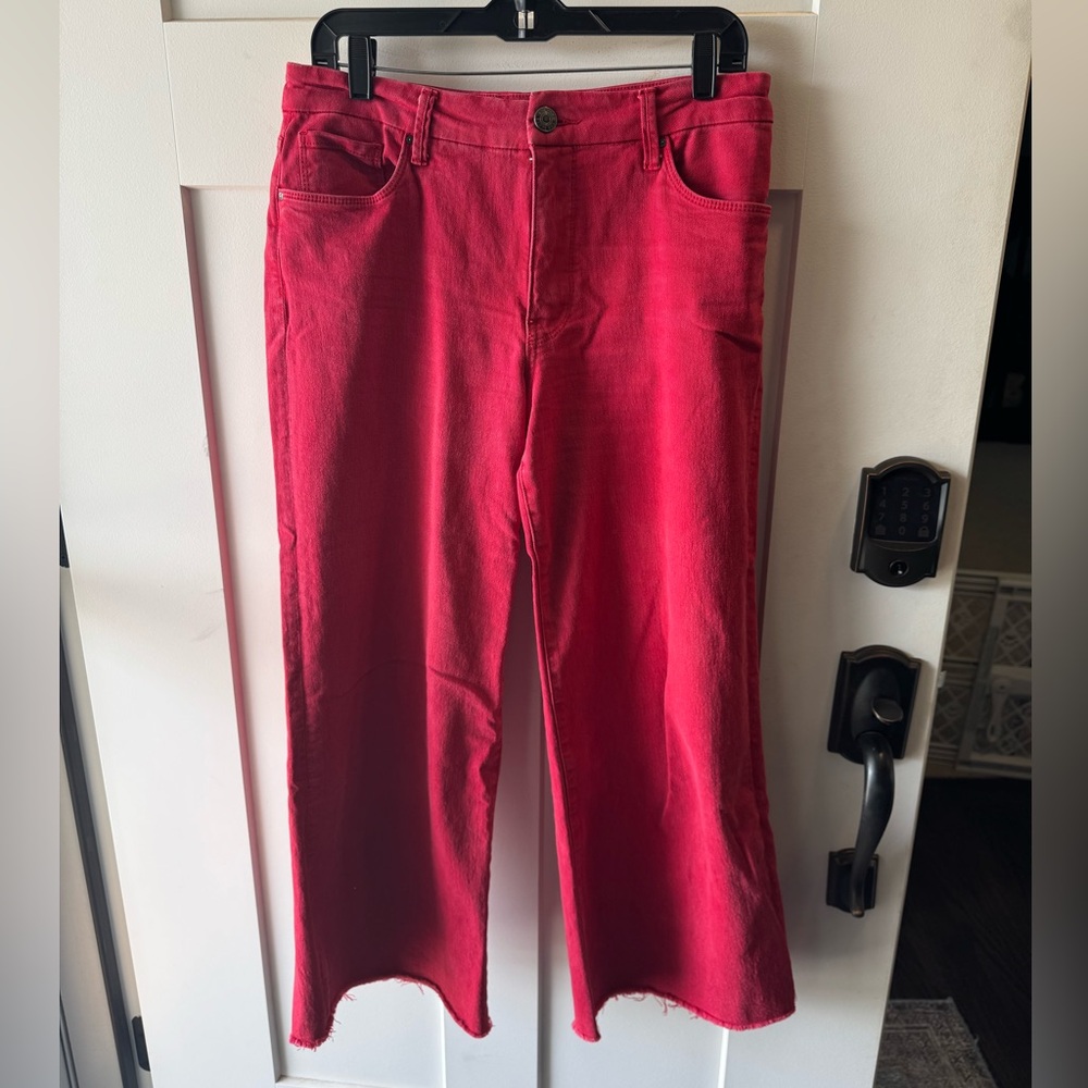 Kut from the Kloth vintage Red Denim.  Meg fab ab high rise